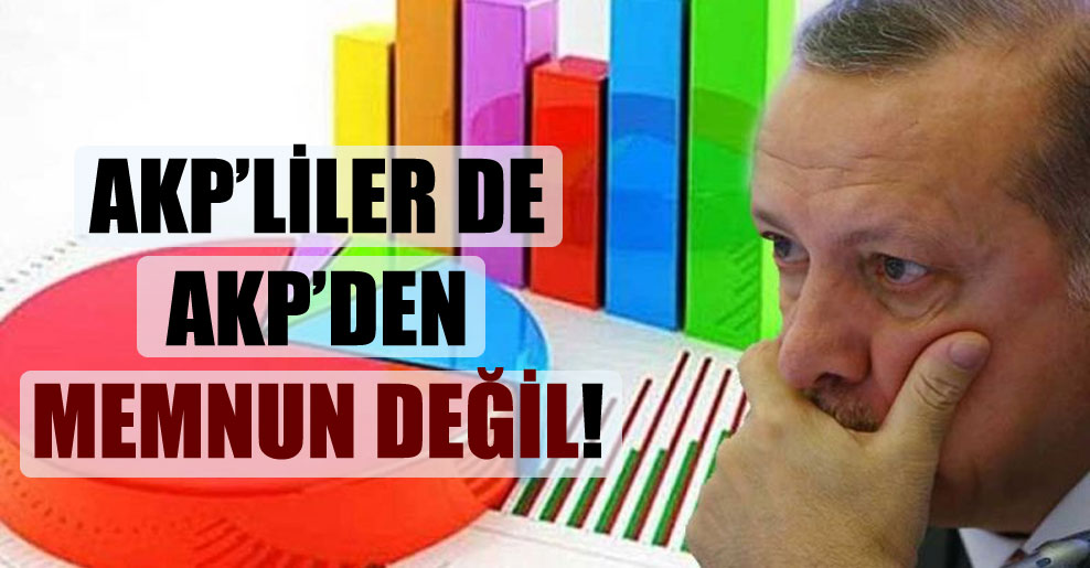 AKP’liler de AKP’den memnun değil!