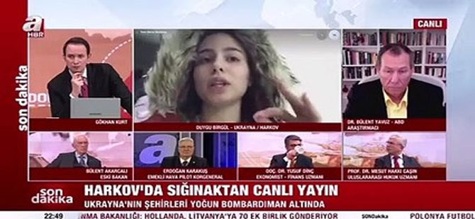 A Haber, Ukrayna’da mahsur kalan öğrenciyi ‘Türk kızı ağlamaz’ diyerek yayından aldı!