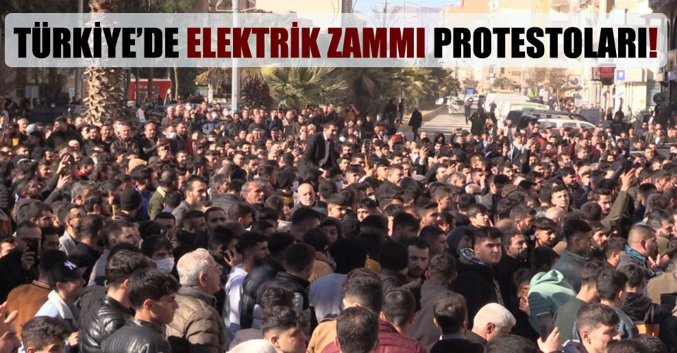 Türkiye’de elektrik zammı protestoları!