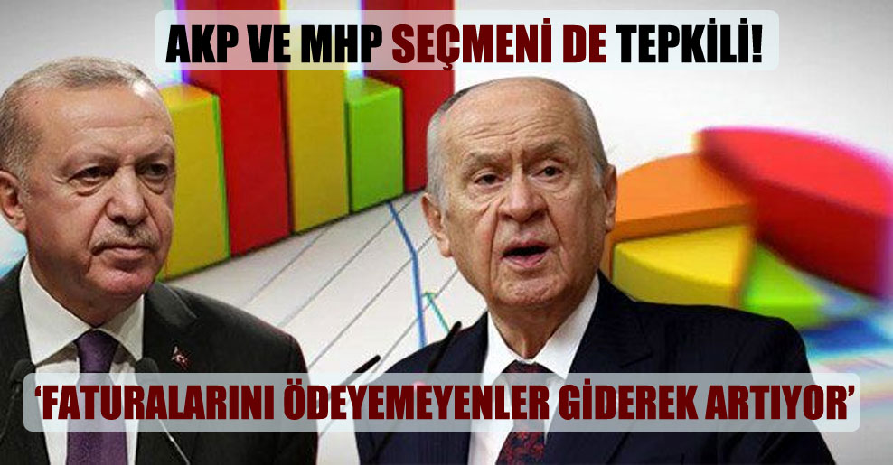 AKP ve MHP seçmeni de tepkili!