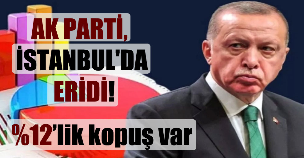 AK Parti, İstanbul’da eridi!