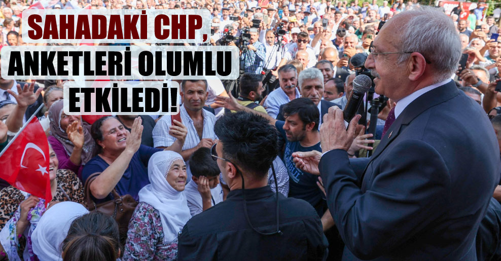 Sahadaki CHP, anketleri olumlu etkiledi!