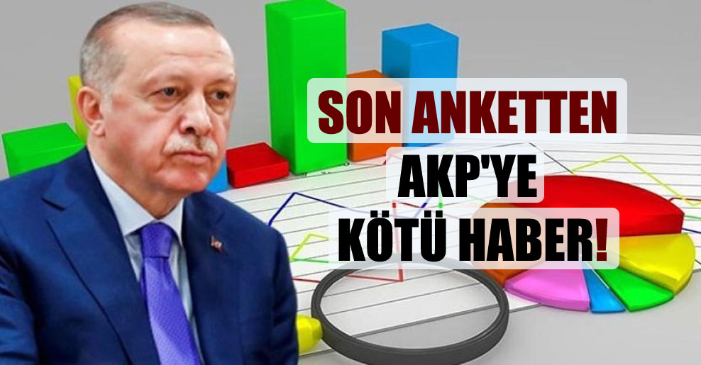 Son anketten AKP’ye kötü haber!