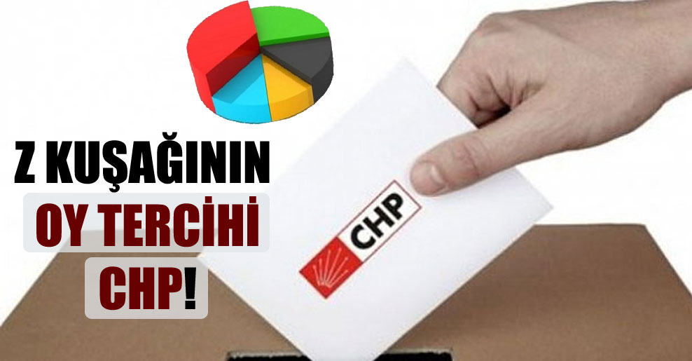 Z kuşağının oy tercihi CHP!
