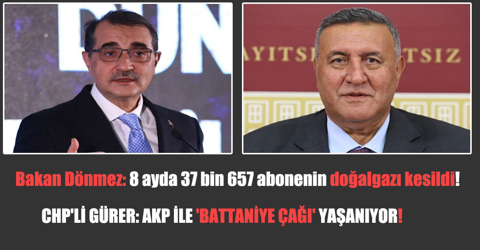 CHP’li Gürer: AKP ile ‘Battaniye Çağı’ yaşanıyor!