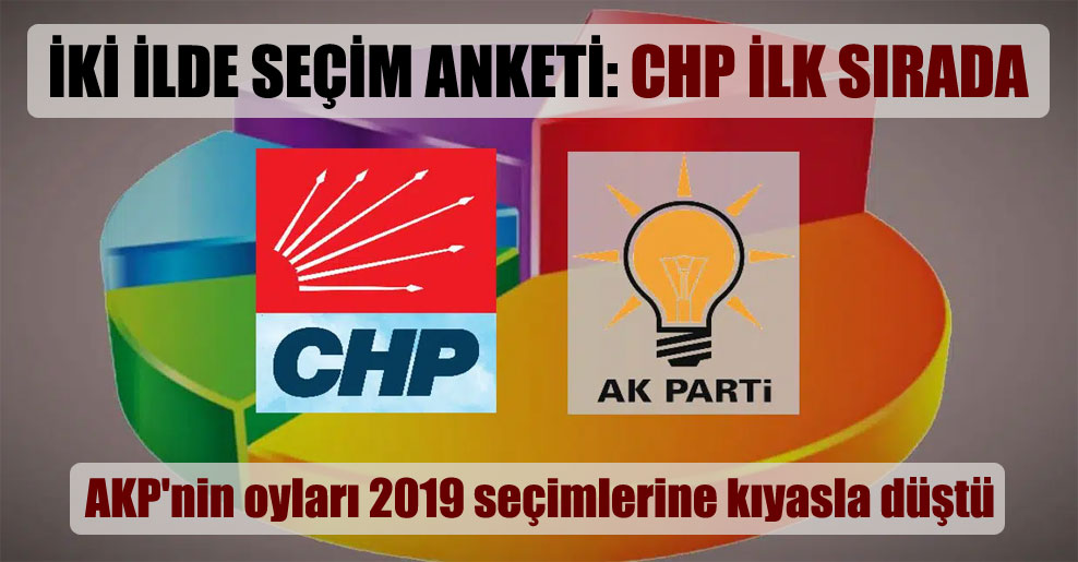 İki ilde seçim anketi: CHP ilk sırada
