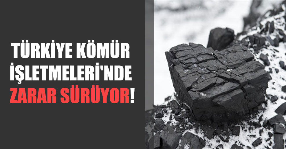 Türkiye Kömür İşletmeleri’nde zarar sürüyor!