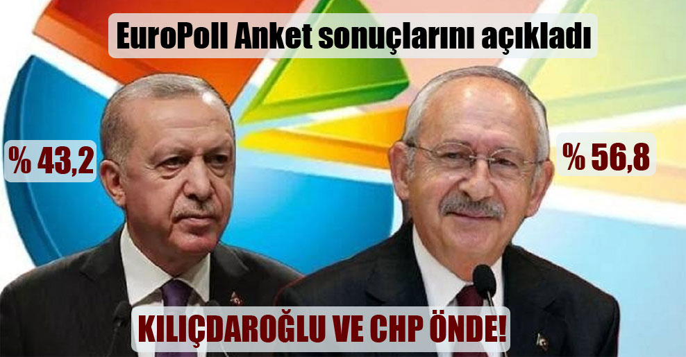 EuroPoll Anket sonuçlarını açıkladı: Kılıçdaroğlu ve CHP önde!