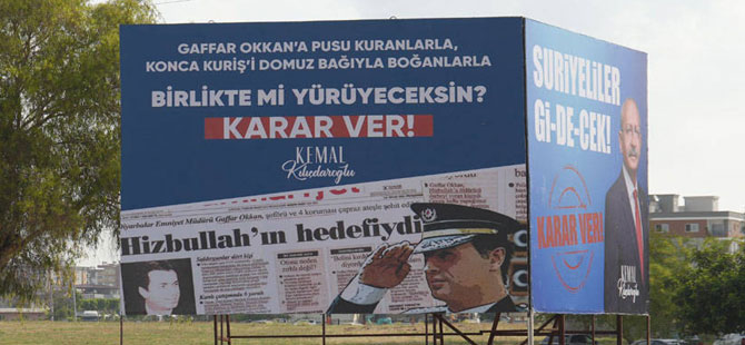 AKP’li isim şikayet etti, Gaffar Okkan ve Konca Kuriş pankartları toplatıldı!