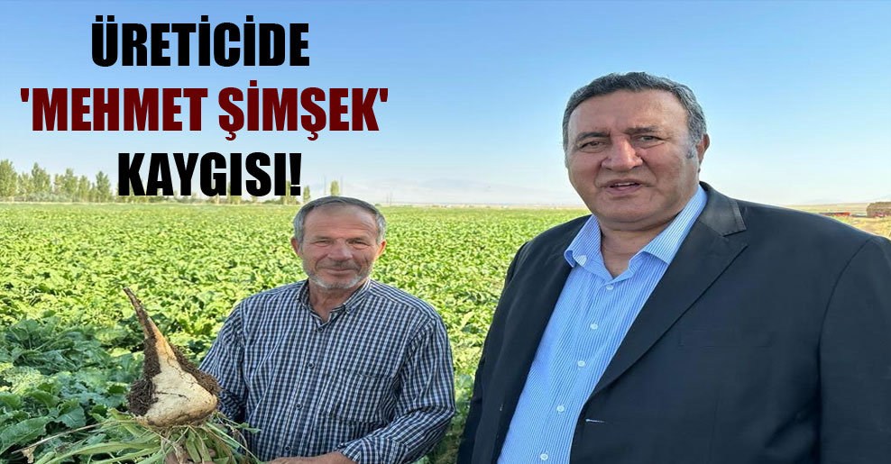 Üreticide ‘Mehmet Şimşek’ kaygısı!