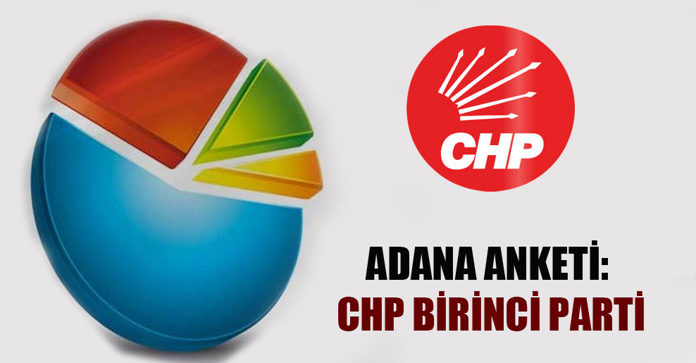 Adana anketi: CHP birinci parti