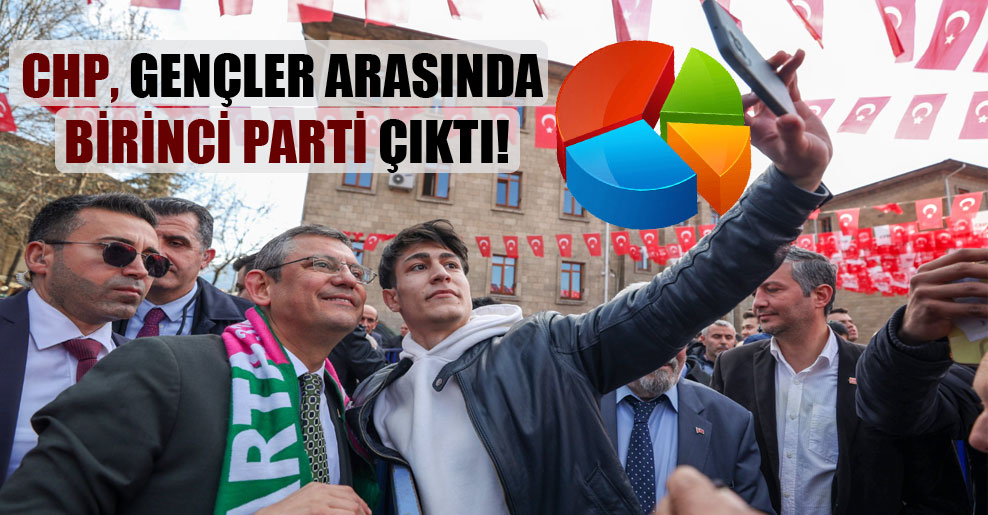 CHP, gençler arasında birinci parti çıktı!