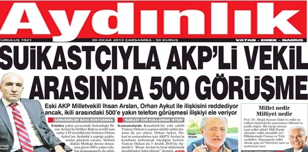 Suikastçiyle AKP'li vekil arasında 500 görüşme