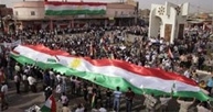 Kürt Bayraklı Protesto!