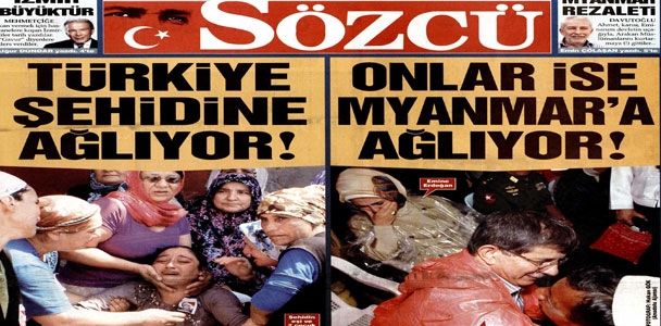 Türkiye şehidine ağlıyor, onlar ise Myanmar'a ağlıyor