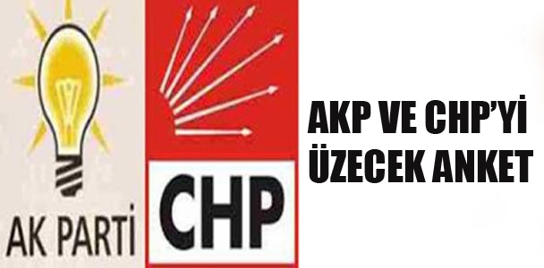 AKP ve CHP'yi üzecek anket!