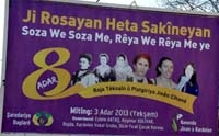 3 PKK'lı için bastırılan kadınlar günü afişine toplatma kararı