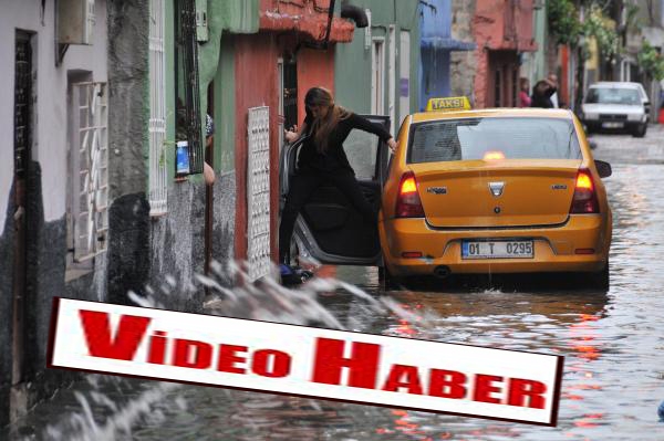 Adana'da yağmur ve dolu
