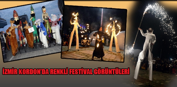 İzmir Kordon'da renkli festival görüntüler​i