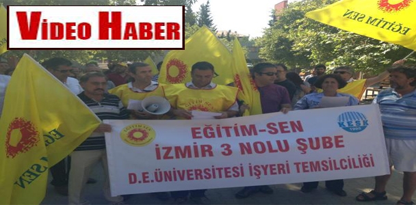 İzmir'de üniversitede protesto