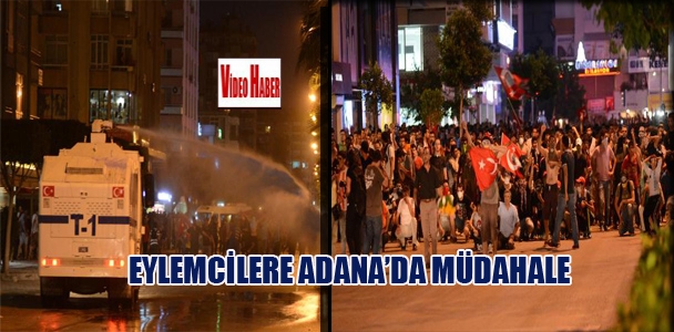 Eylemcilere Adana'da müdahale