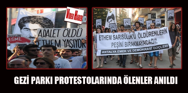 Gezi Parkı protestolarında ölenler anıldı