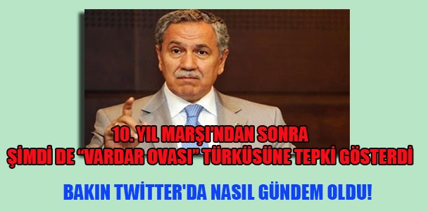 10. Yıl Marşı'ndan sonra şimdi de "Vardar Ovası" türküsüne tepki gösterdi Bakın Twitter'da nasıl gündem oldu!