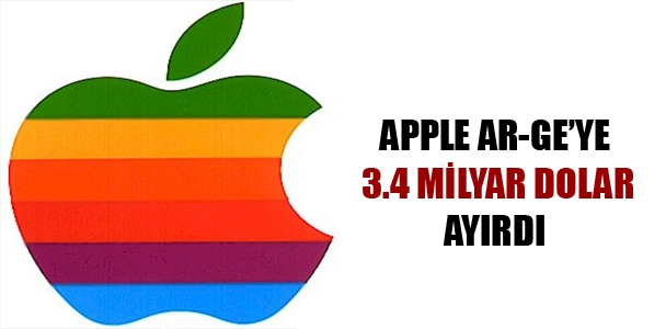 Apple Ar-Ge'ye 3.4 milyar dolar ayırdı