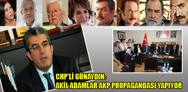 CHP'li Günaydın: Akil Adamlar AKP propagandası yapıyor