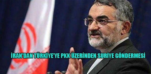 İran'dan Türkiye'ye PKK üzerinden Suriye göndermesi