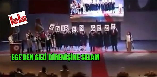 Ege'den Gezi direnişine selam