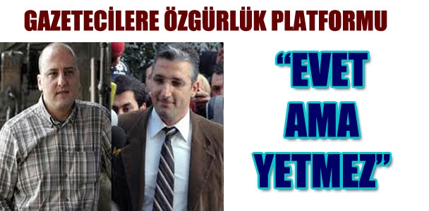 Gaztecilere Özgürlük Platformu, Ahmet Şık ve Nedim Şener'in tahliyelerini değerlendirdi