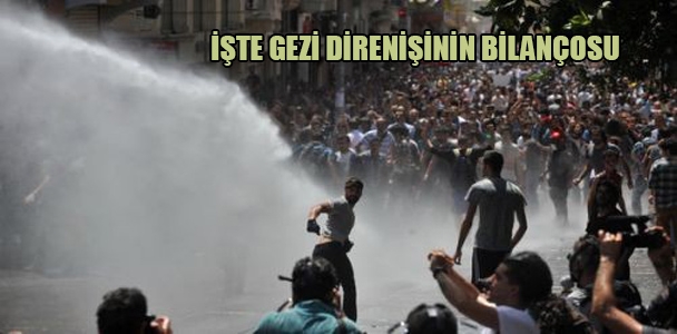 İşte Gezi direnişinin bilançosu