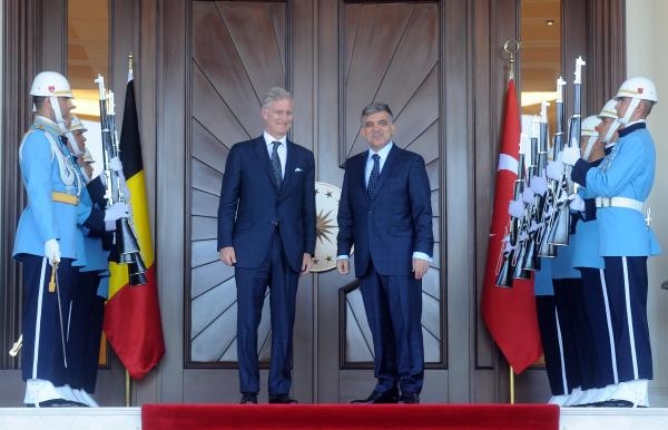 Cumhurbaşkanı Gül, Belçika Veliaht Prensi Philippe'yi ağırladı