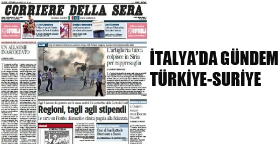İtalya'da gündem Türkiye-Suriye