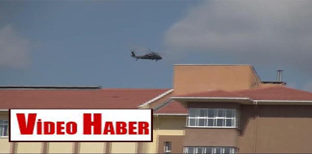 Silivri'de askeri helikopter hareketliliği
