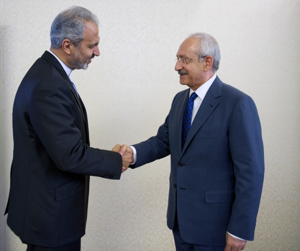 İran Büyükelçisi Kılıçdaroğlu ile