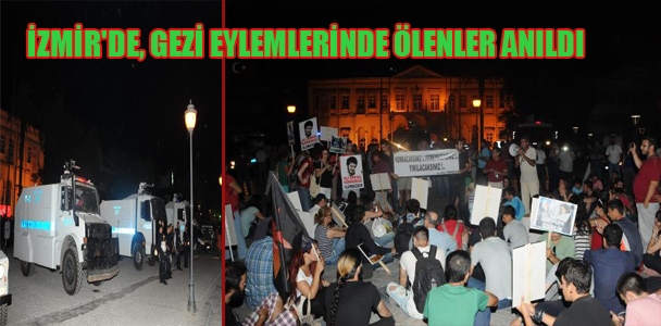 İzmir'de gezi eylemlerinde ölenler anıldı