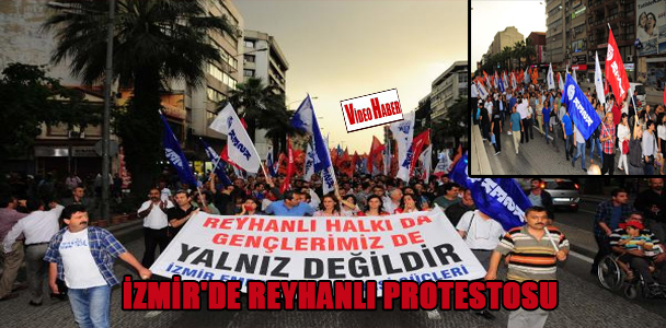 İzmir'de Reyhanlı protestosu
