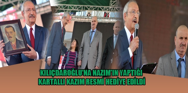 Kartal'da park açılışı töreninde Kılıçdaroğlu'na 'Kartallı Kazım' süprizi yapıldı.