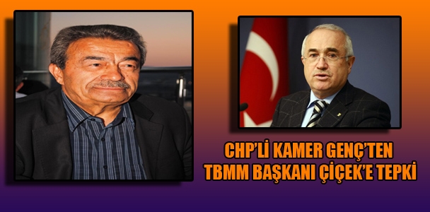 CHP'li Kamer Genç'ten TBMM Başkanı Çiçek'e tepki