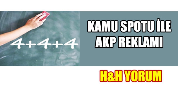 Kamu Spotu ile AKP Reklamı