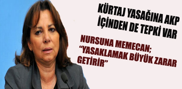 AKP'li Memecan; "Kürtajı yasaklamak büyük zarar getirir"