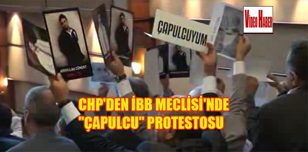 CHP'den İBB meclisinde çapulcu protestosu