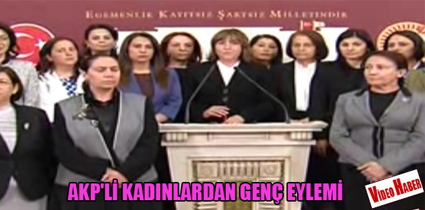 AKP'li kadınlardan Genç eylemi