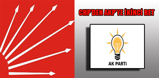 CHP'den AKP'ye ikinci ret