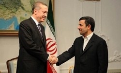 Erdoğan Ahmedinejat'la görüştü