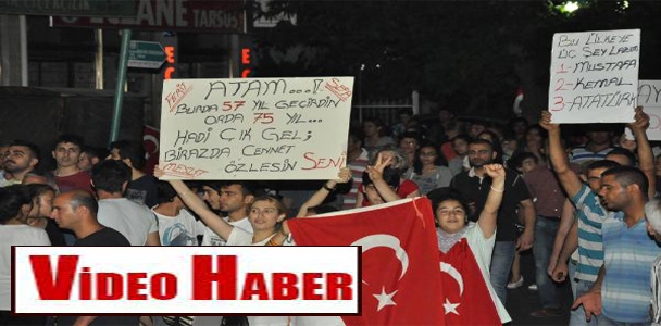 Tarsus'ta Gezi Parkı'na destek