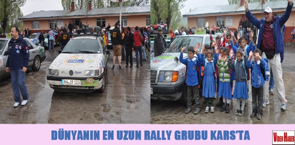 Dünyanın en uzun rally grubu Kars'ta
