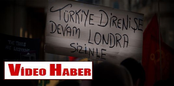 Trafalgar'da Gezi desteği